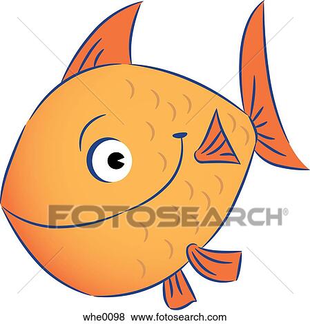 Stock Illustration - A goldfish. Fotosearch