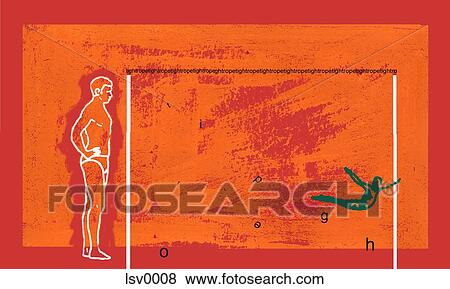 A man about to walk on a tight rope View Large Illustration Stock Illustration - A man about to walk on a tight rope. Fotosearch