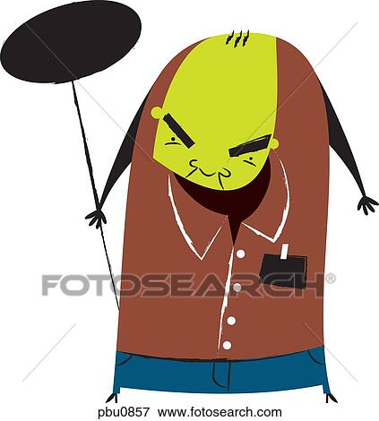 A man holding a sign View Large Illustration Stock Illustration - A man holding a sign. Fotosearch