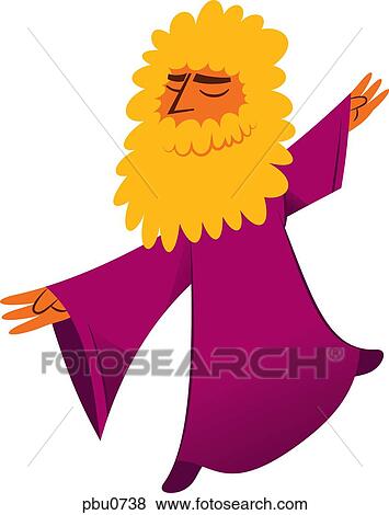 A man wearing a purple rope View Large Illustration Stock Illustration - A man wearing a purple rope. Fotosearch