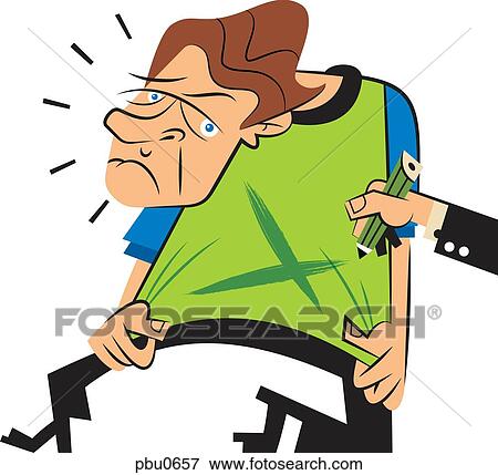 A man wearing a shirt with an X drawn on it View Large Illustration Stock Illustration - A man wearing a shirt with an X drawn on it. Fotosearch