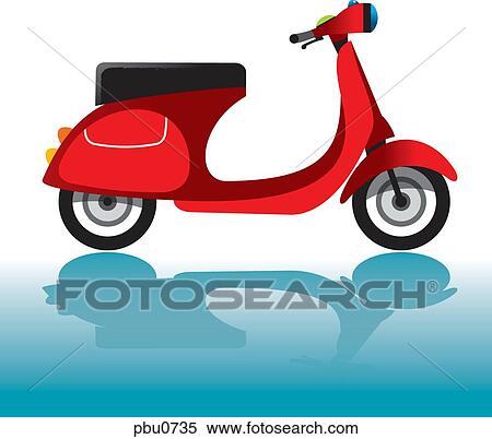 A moped View Large Illustration Stock Illustration - A moped. Fotosearch