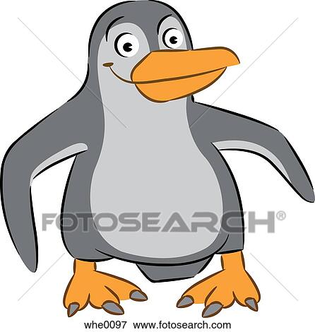 A penguin View Large Illustration Stock Illustration - A penguin. Fotosearch