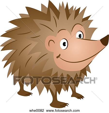 A porcupine View Large Illustration Drawing - A porcupine. Fotosearch