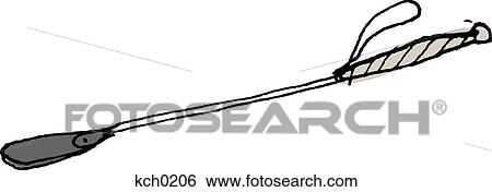 Stock Illustration - A riding crop. Fotosearch