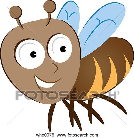 A smiley bumblee View Large Illustration Stock Illustration - A smiley bumblee. Fotosearch