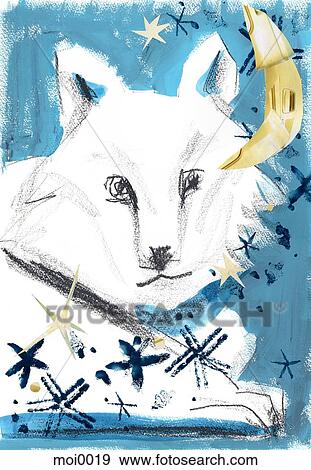 Stock Illustration - A wolf. Fotosearch
