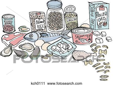 Clip Art - canned goods. Fotosearch
