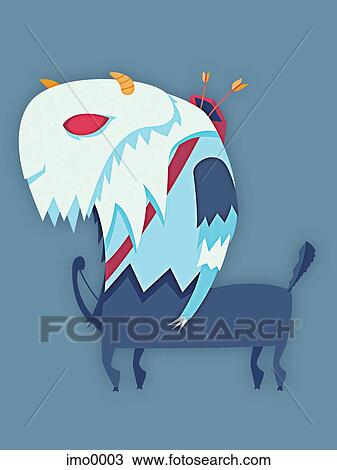 Drawing - Centaur. Fotosearch