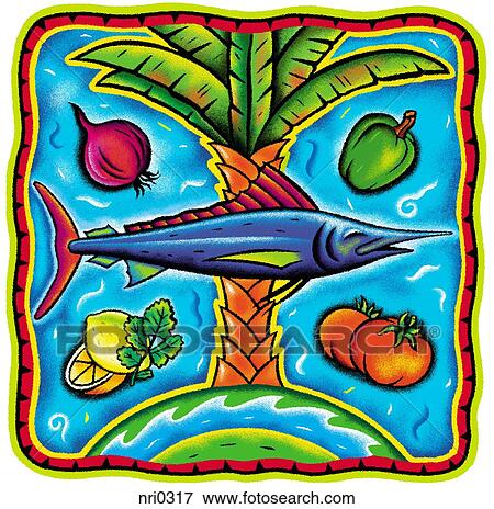 Stock Illustration - Ceviche. Fotosearch
