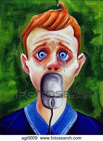 Cyberbullying image of a boy with a computer mouse in his mouth View Large Illustration Stock Illustration - Cyberbullying image of a boy with a computer mouse in his mouth. Fotosearch