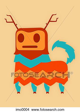 Deer View Large Illustration Stock Illustration - Deer. Fotosearch