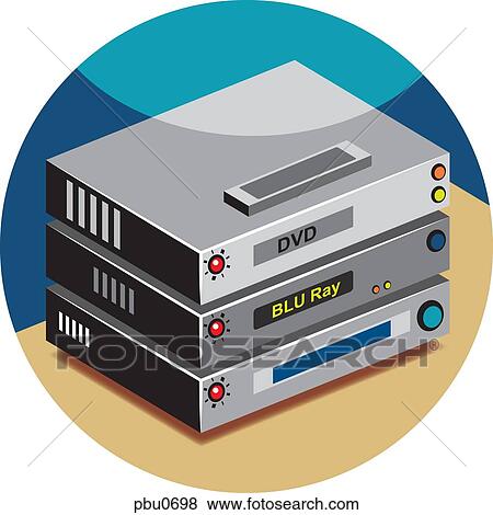 DVD player View Large Illustration Stock Illustration - DVD player. Fotosearch