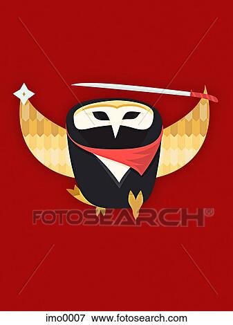 Owl View Large Illustration Stock Illustration - Owl. Fotosearch