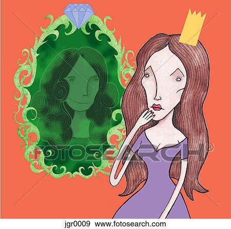 Stock Illustration - Snow white. Fotosearch
