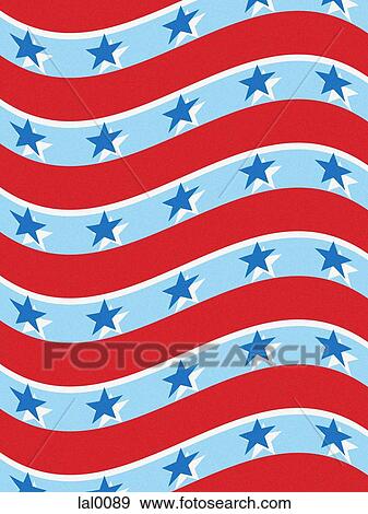 Stars and stripes View Large Illustration Stock Illustration - Stars and stripes. Fotosearch