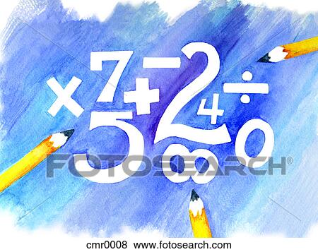 A 数学的な方程式 イラスト Cmr0008 Fotosearch