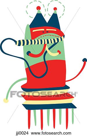 A colorful creature View Large Illustration Stock Illustration - A colorful creature. Fotosearch