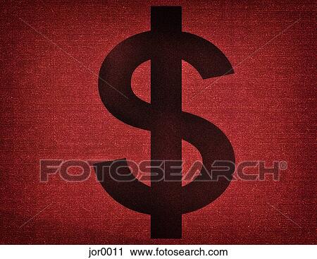 A dollar sign View Large Illustration Clip Art - A dollar sign. Fotosearch