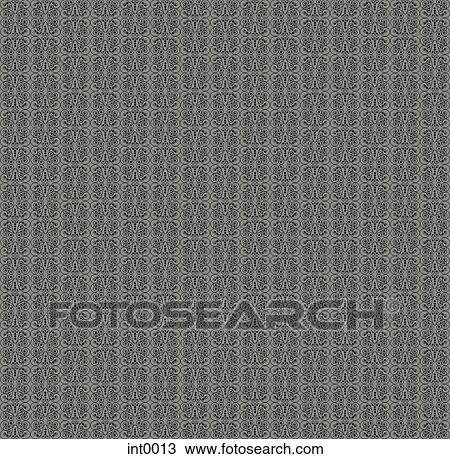 A grey and black pattern View Large Illustration Drawing - A grey and black pattern. Fotosearch