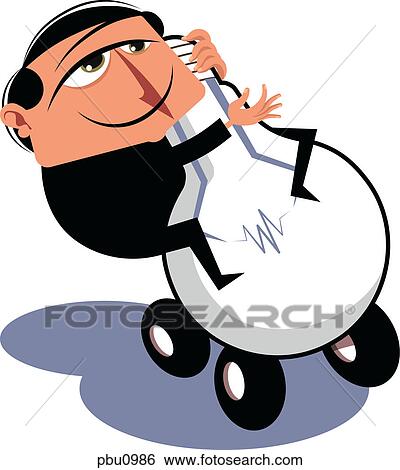 A man climbing a light bulb View Large Illustration Stock Illustration - A man climbing a light bulb. Fotosearch