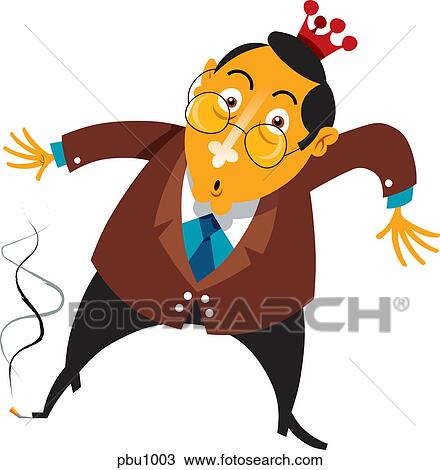 Drawing - A man stepping on a cigarette. Fotosearch