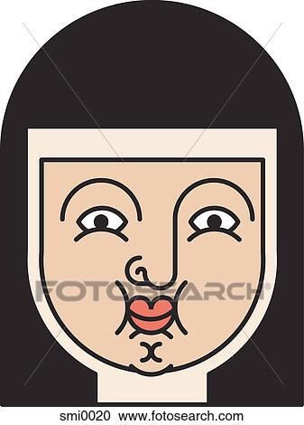 Clipart - A nun. Fotosearch