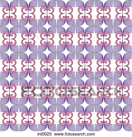 Stock Illustration - A purple and pink pattern. Fotosearch