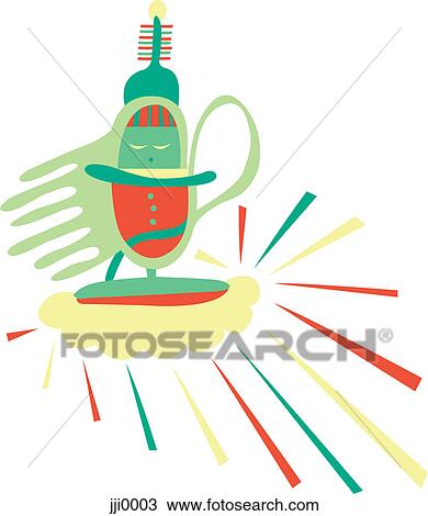 A religious figure on a cloud View Large Illustration Drawing - A religious figure on a cloud. Fotosearch