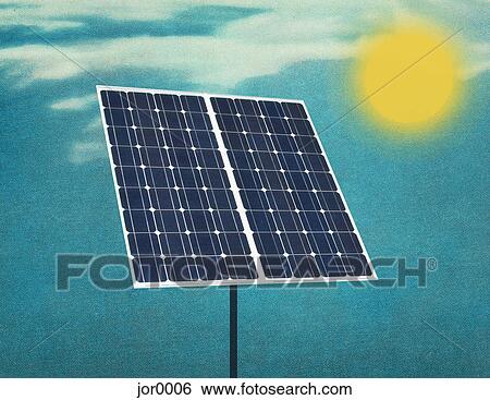 A solar panel View Large Illustration Stock Illustration - A solar panel. Fotosearch