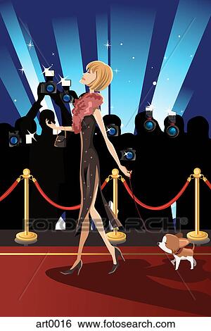 A woman being photographed by paparazzi View Large Illustration Stock Illustration - A woman being photographed by paparazzi. Fotosearch