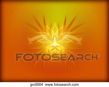 An orange and yellow abstract digital illustration View Large Illustration Stock Illustration - An orange and yellow abstract digital illustration. Fotosearch