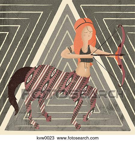 Drawing - Centaur. Fotosearch