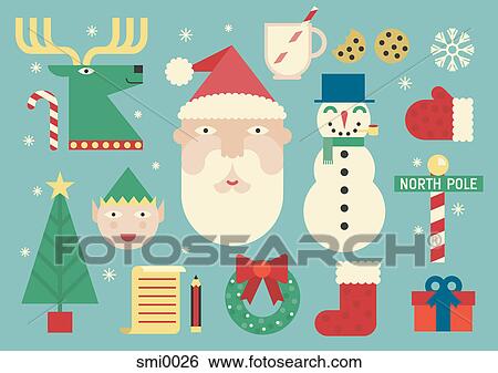 Stock Illustration - Christmas images. Fotosearch