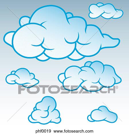 Stock Illustration - Clouds. Fotosearch