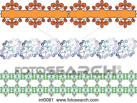 Colorful decorative elements View Large Illustration Clip Art - Colorful decorative elements. Fotosearch