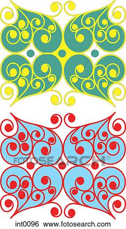 Decorative elements View Large Illustration Stock Illustration - Decorative elements. Fotosearch