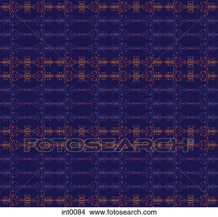 Stock Illustration - Decorative pattern. Fotosearch