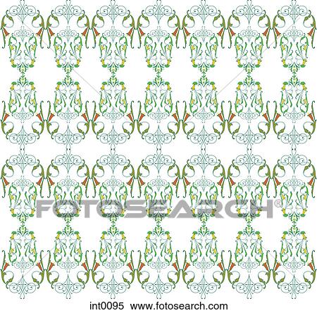 Decorative pattern View Large Illustration Stock Illustration - Decorative pattern. Fotosearch