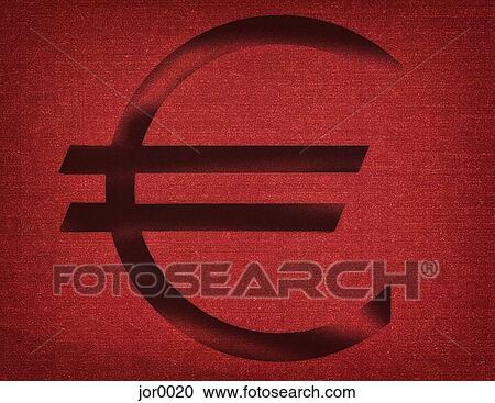 Clipart - Euro symbol. Fotosearch