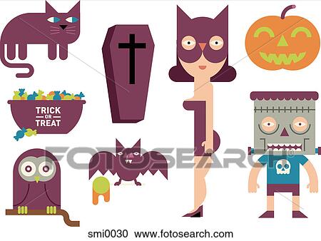 Clipart - Halloween images. Fotosearch