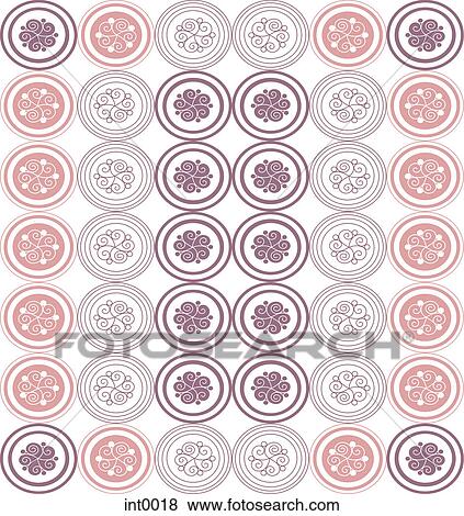 Pink and purple decorative elements View Large Illustration Stock Illustration - Pink and purple decorative elements. Fotosearch