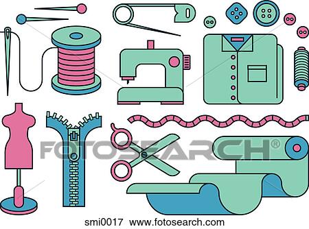 Stock Illustration - Sewing images. Fotosearch