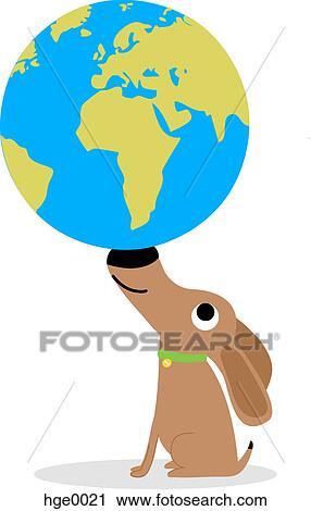 Clip Art - The earth. Fotosearch