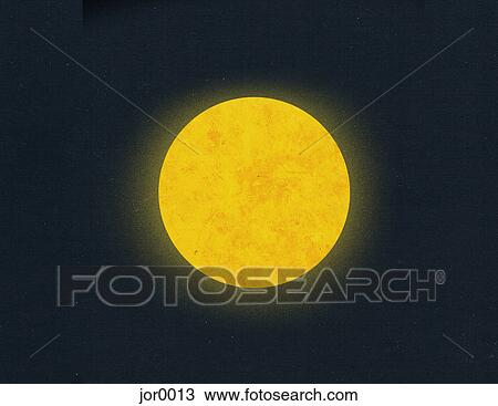 Drawing - the moon. Fotosearch