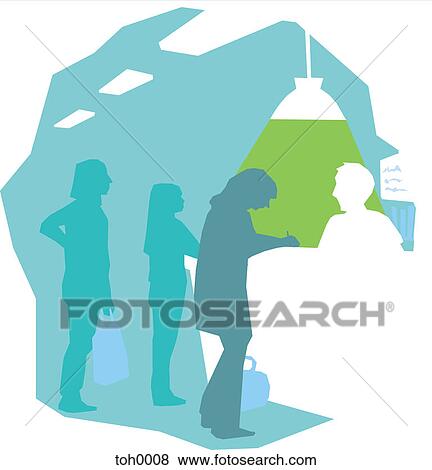 A busy nurse's station View Large Illustration Stock Illustration - A busy nurse's station. Fotosearch