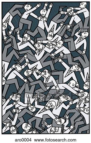 Stock Illustration - A crowd of people. Fotosearch