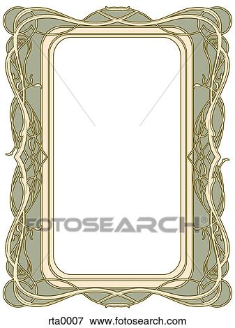 Stock Illustration - A decorative border. Fotosearch