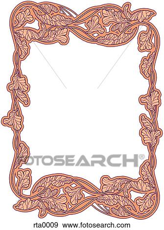 Stock Illustration - A decorative border. Fotosearch