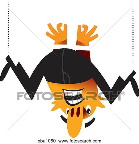 A man falling upside down View Large Illustration Clipart - A man falling upside down. Fotosearch